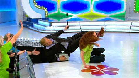 Price Is Right Contestant Nearly Knocks Drew Carey Off The Stage