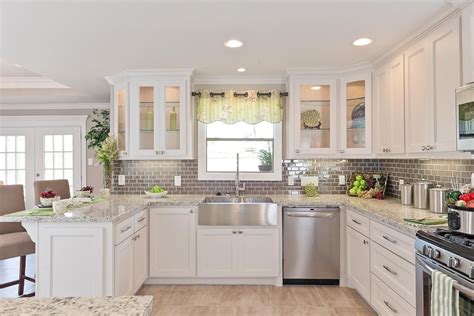 Can you guys please share your views. Perfect remodeled kitchen. White cabinets, white glass ...