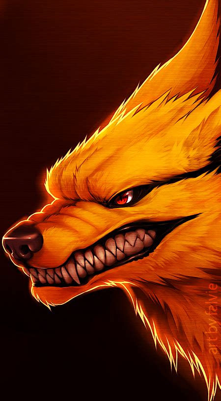 Nine Tailed Demon Fox By Falvie On Deviantart