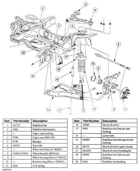 2002 Ford Explorer Rear Suspension Diagram