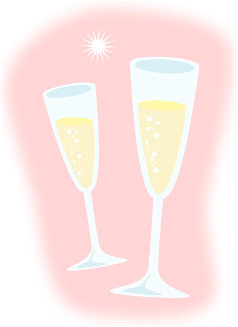 Champagne Free Stock Photo Illustration Of Champagne Glasses 16022