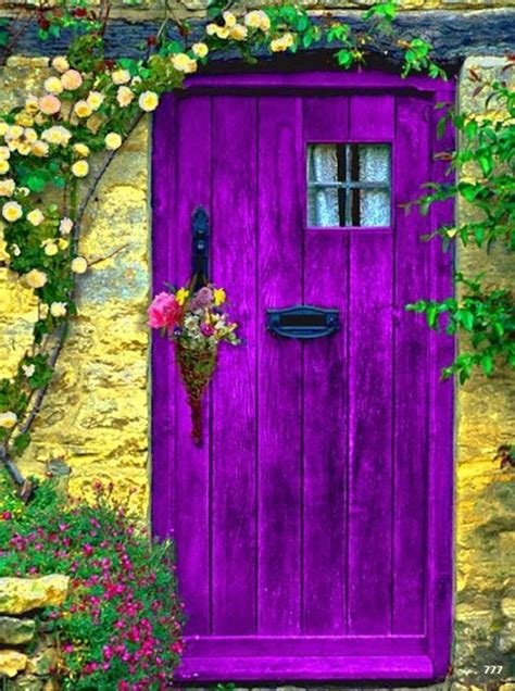 30 Stunning Front Door Ideas And Designs Purple Front Doors Unique