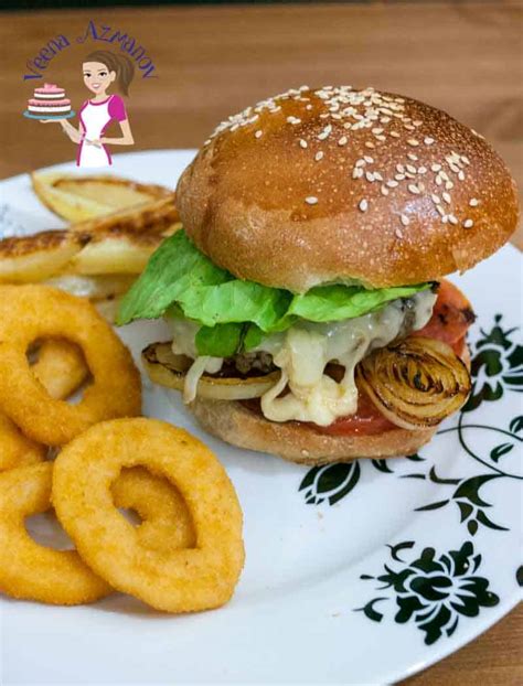 Try out this pleasing recipe and share your experience with us.#burger. Spiced Homemade Beef Burger Recipe - Veena Azmanov