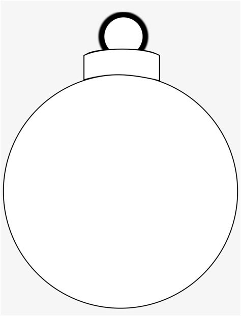 Christmas Ornament Clipart Black And White Christmas Ball Vector Png