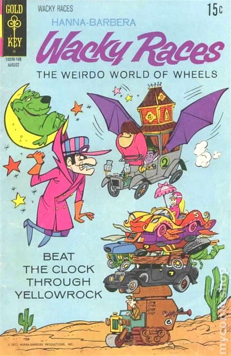 Wacky Races 1969 Gold Key Comic Books Favorite Cartoon Character