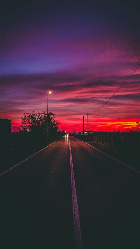 Got a touch of wanderlust? Road to the nowhere | Sunset pictures, Sky aesthetic ...