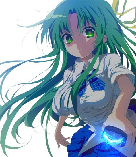 Top Anime Girls With Green Hair Anime Amino
