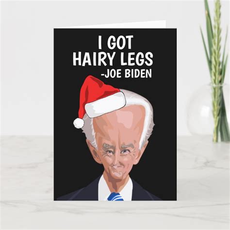 Funny Joe Biden Christmas Greeting Card