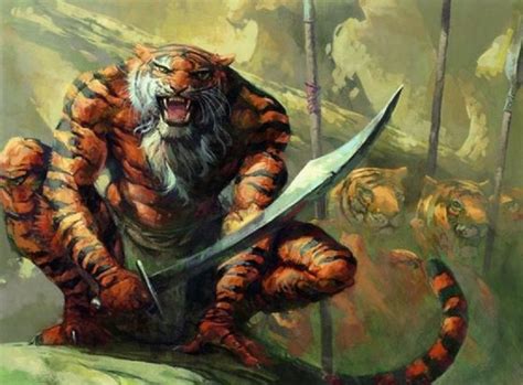 Tiger Warrior By Carl Critchlow Fantasy Beasts Creature Concept Art