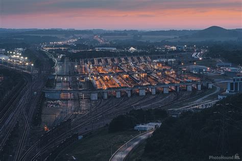 Image Of Channel Tunnel Terminal From Castle Hill 1029871