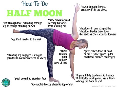 12 Half Moon Pose Prep Yoga Poses