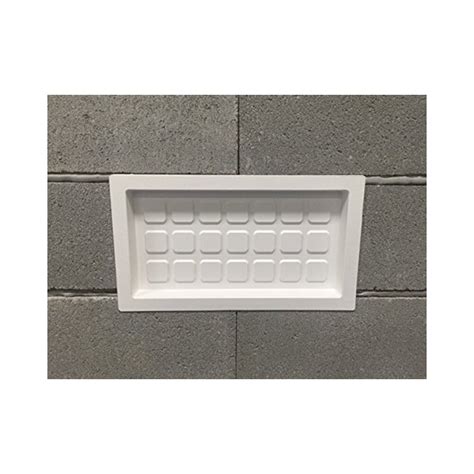 Crawl Space Recessed Foundation Vent Cover White 8 X 16 Foundation