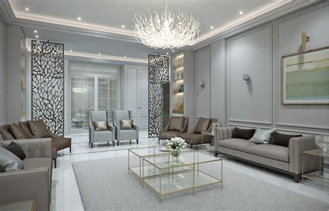 Modern Classic Villa Interior Design 5 Luxurious Lounge Area In A