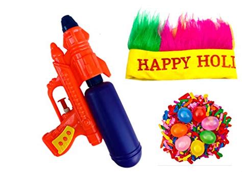 Buy Evisha Happy Holi Cap And Small Water Pistoltoy Gun Water Gun
