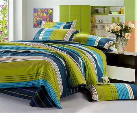 The navy blue walls add style to the bedroom. Boys Bedding Sets Green Homefurniture Org Ashley Furniture ...