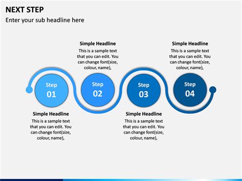 Next Step Powerpoint Template Sketchbubble