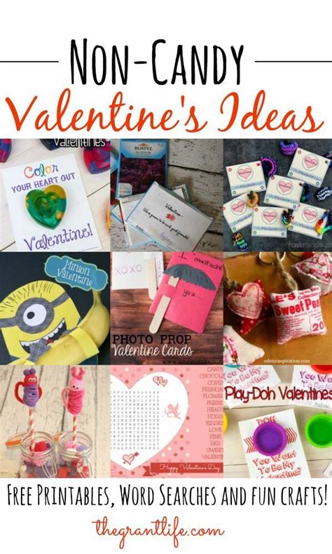Easy Non Candy Valentines Ideas For Kids Valentine Candy Valentine