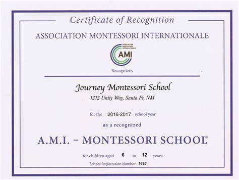 What Is Ami Journey Montessori School