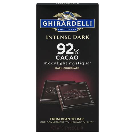 Save On Ghirardelli Intense Dark Chocolate 92 Cacao Moonlight Mystique