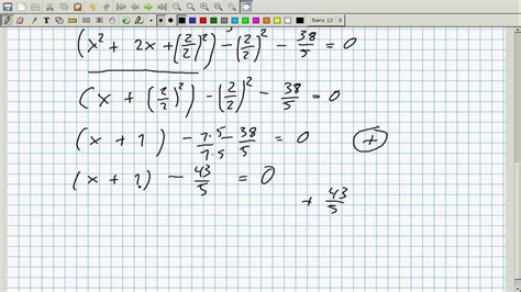 Quadratische Gleichungen Lösen Quadratische Ergänzung Mit Ton Youtube
