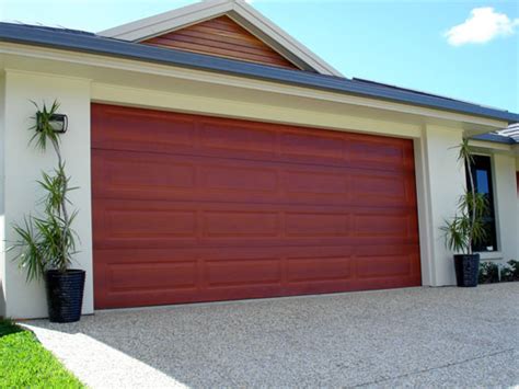 Colorbond® Garage Door Ranch Profile Manor Red Colour
