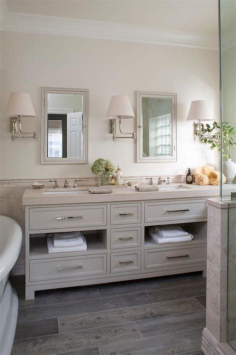 Check spelling or type a new query. Cream and Gray Bathroom Design - Transitional - Bathroom