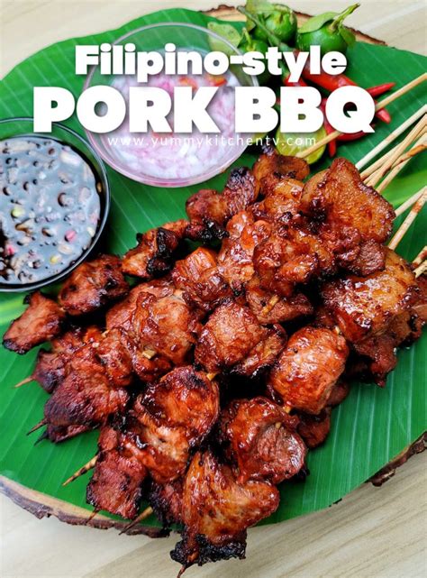 Filipino Style Pork Barbecue Yummy Kitchen