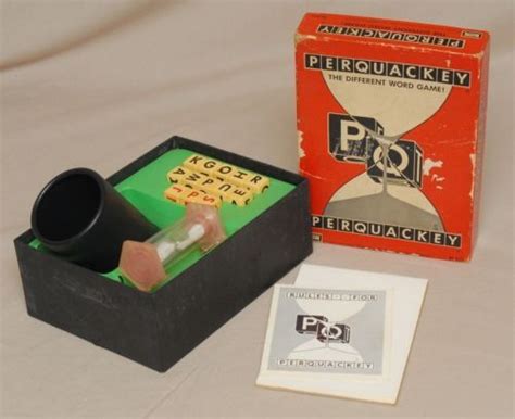 Perquackey The Different Word Game Lakeside Toys 8313 Dice Vintage
