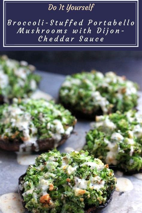 For more healthy recipes and expert diet advice go to www.healthyfood.com © healthy life media limited. Broccoli-Stuffed Portabello Mushrooms with Dijon-Cheddar ...