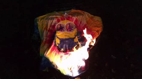 Burning Minion Shirt Hd Youtube