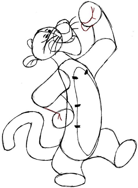 How To Draw Tigger From Winnie The Pooh With Easy Steps How To Draw