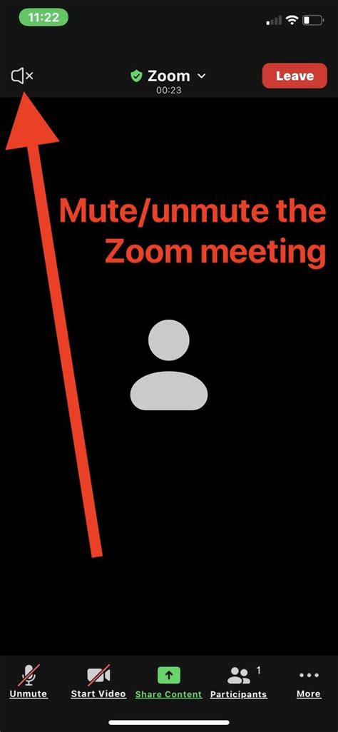 How To Mute And Unmute In Zoom On Iphone And Ipad Iphone Ipad Muted