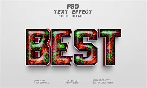 Best 3d Text Effect Editable Psd File Graphic By Imamul0 · Creative Fabrica