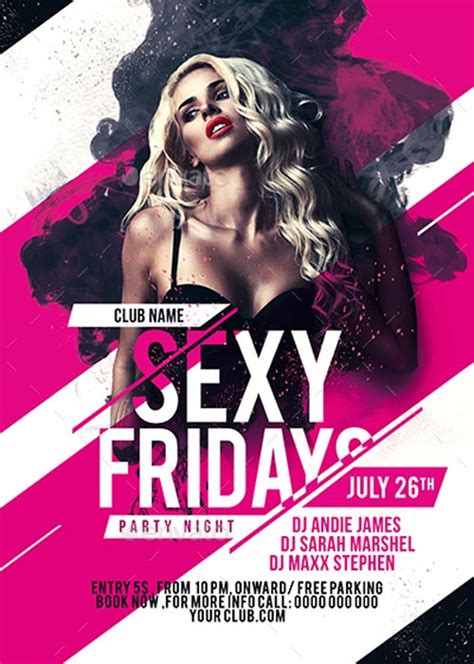 sexy friday party flyer template download the best club flyers