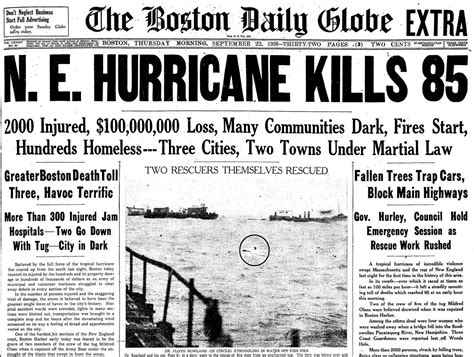 Eighty Years Ago Friday Great Hurricane Of 1938 Hit New England The