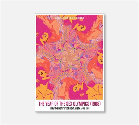 The Year Of The Sex Olympics 1968 Unframed A3 Print Etsy