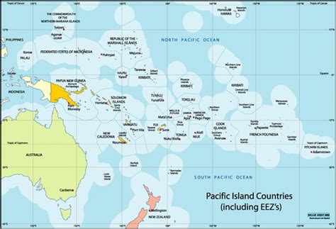 Pacific Island Map Island Map Pacific Map Tropical Islands Paradise
