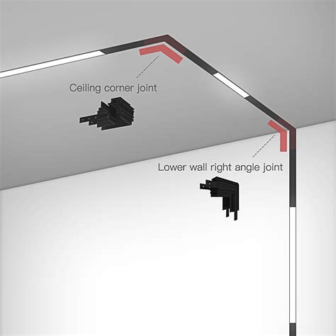Modern Led Track Light Aluminum Ceiling Recessed Surface Mounted