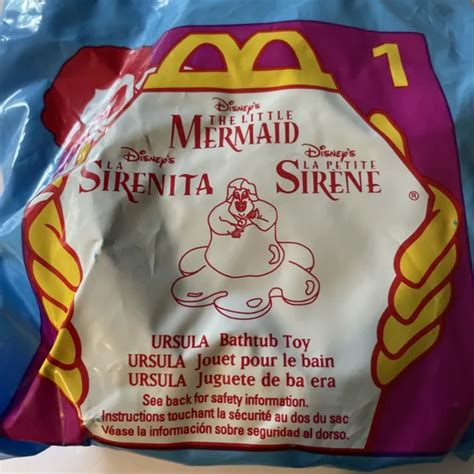1996 Disneys The Little Mermaid Mcdonalds Happy Meal Toy Sebastian 8 £1204 Picclick Uk