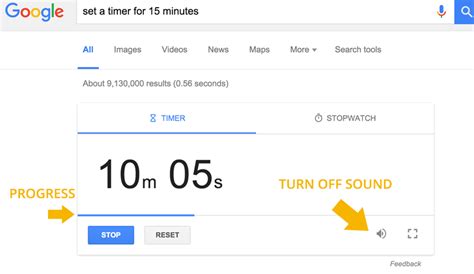 You can stop the timer, reset it and google even has a notification sound you can disable. How to Set a 15 Minutes Timer using Google - Free Google ...