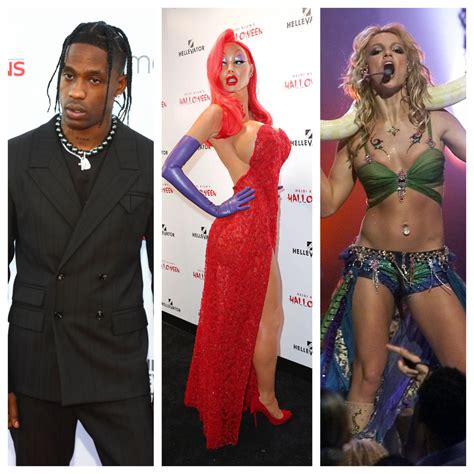 travis scott heidi klum and britney spears among top searched 2021 celebrity halloween costumes