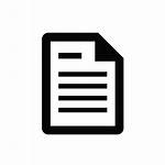 Icon Document Paper Permit Clipart Transparent Ico