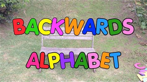 Mr Palindrome Backwards Alphabet Youtube