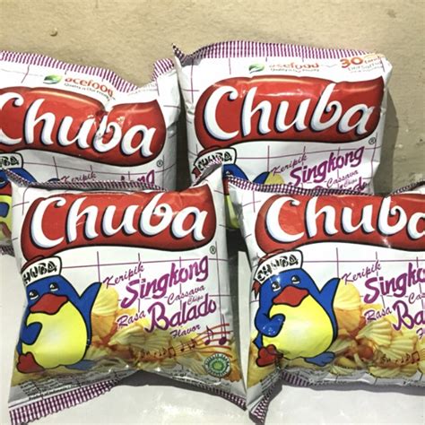 Jual Chuba Balado Ayam Keripik Balado 1pack Makanan Jaman Dulu