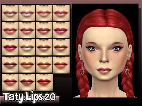 Lips 20 By Taty At Tsr Sims 4 Updates
