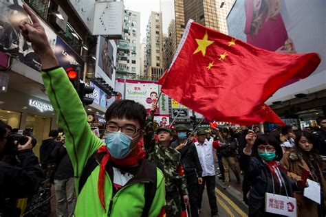 Thousands Stage Anti Occupy Protest In Hong Kong