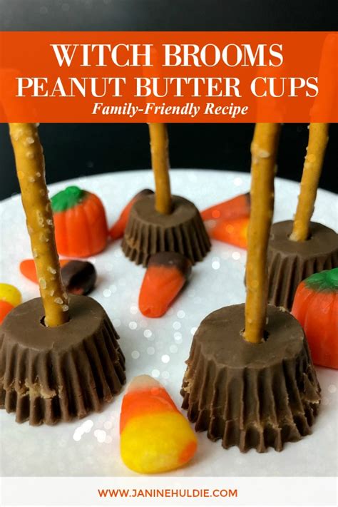 Witch Brooms Peanut Butter Cups Candy Recipe Coam