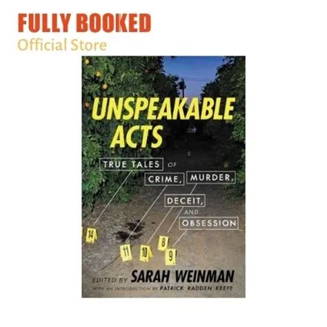 unspeakable acts true tales of crime murder deceit and obsession paperback lazada ph