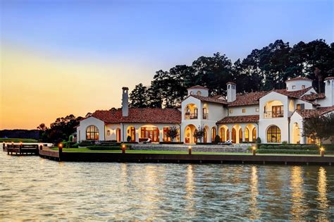 Stunning Waterfront Lake Conroe Mansion Highlights Houstons Most