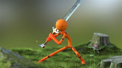 Stickman Character Sword Pose By Hegetrus On Deviantart